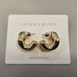 NWT Jenny Bird Gold-Tone Doune Chunky Hoop Earrings
